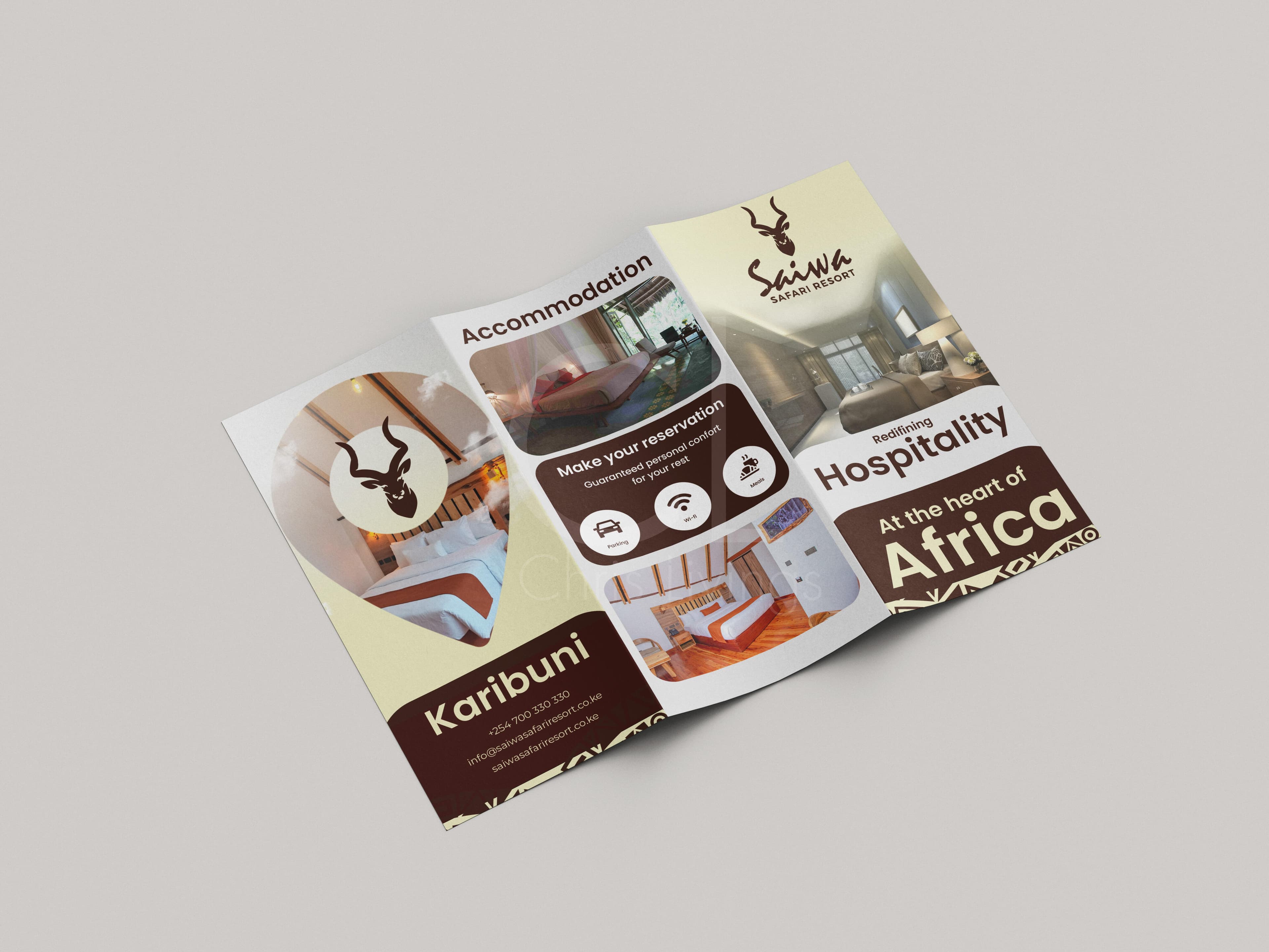 Saiwa Trifold Brochure