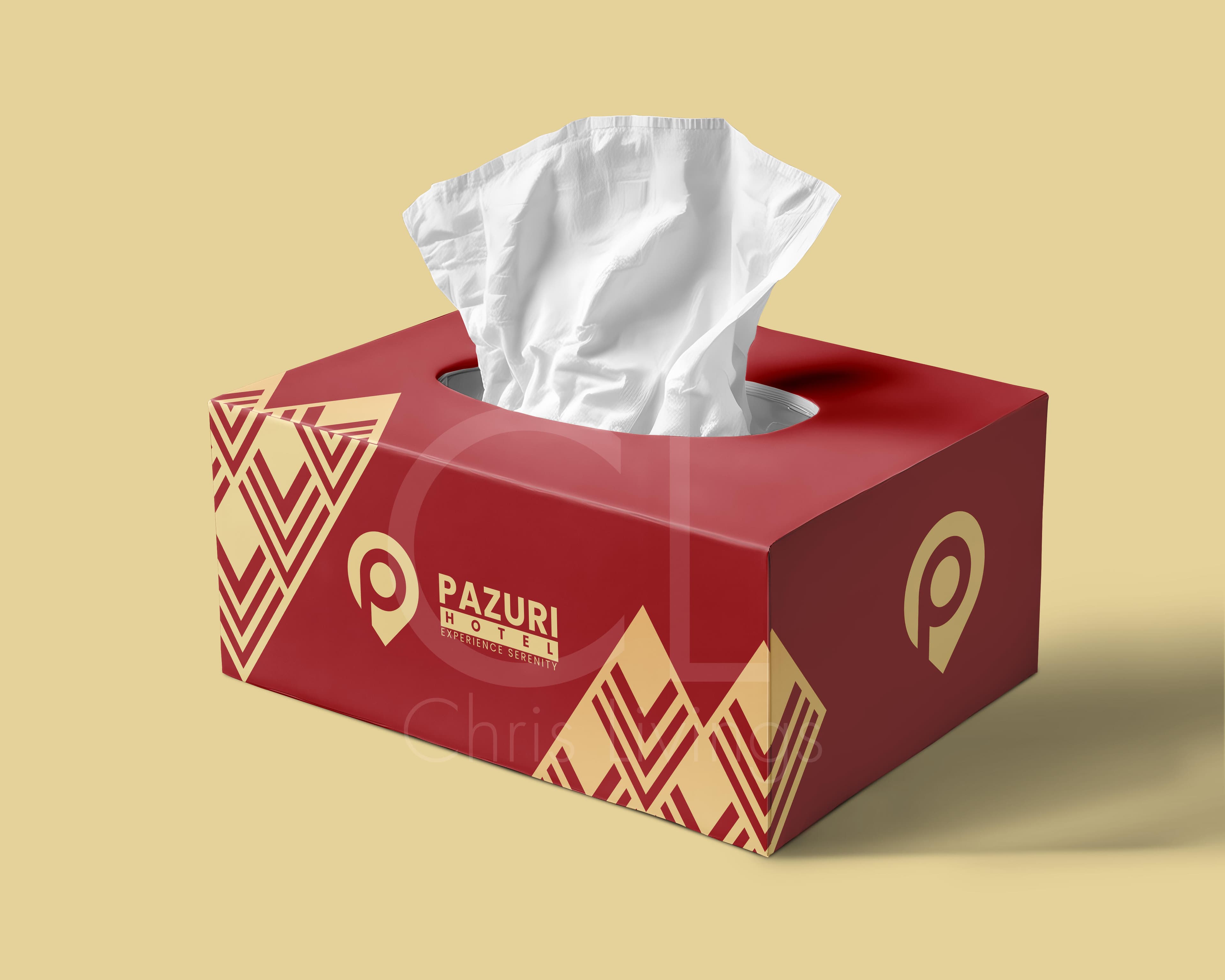 Branded Tissue Box